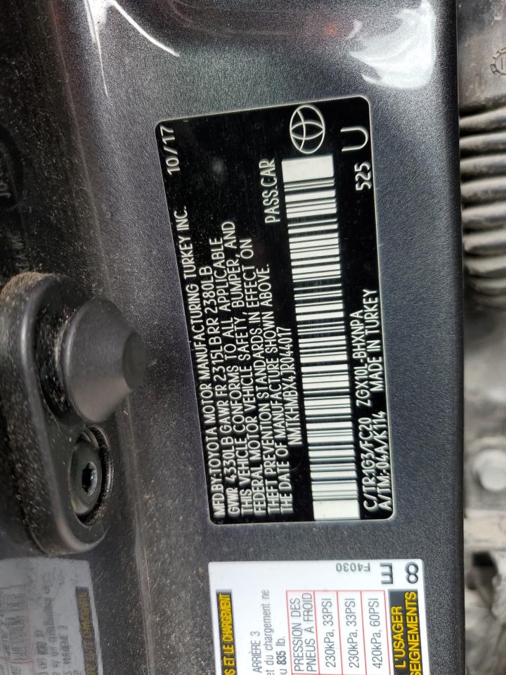 2018 Toyota C-Hr Xle VIN: NMTKHMBX4JR044017 Lot: 51096145
