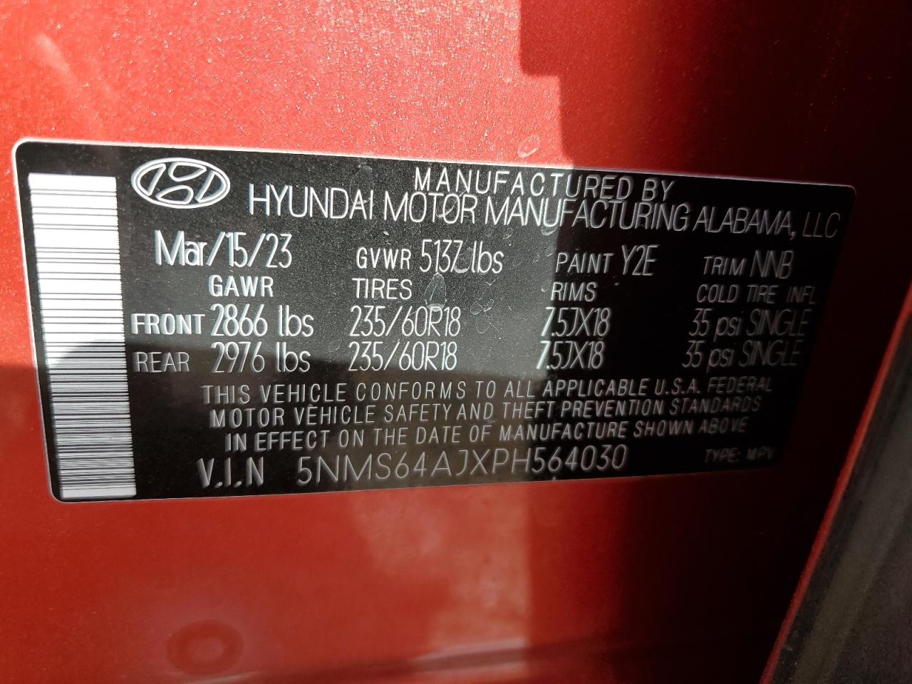 2023 Hyundai Santa Fe - Image 15