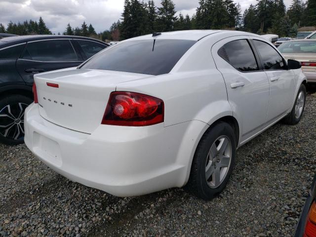 Седани DODGE AVENGER 2012 Білий