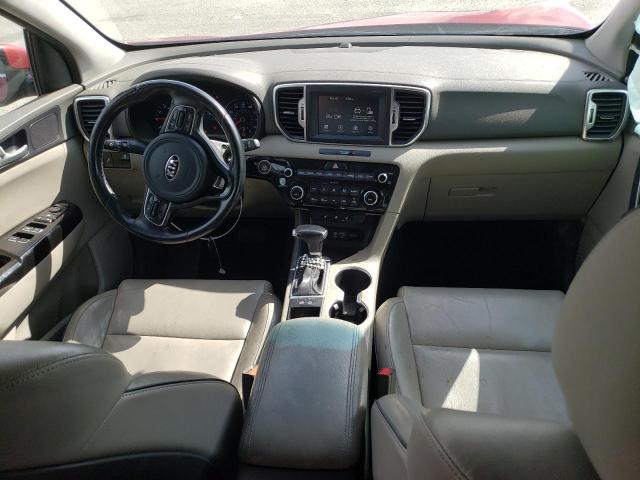  KIA SPORTAGE 2018 Красный