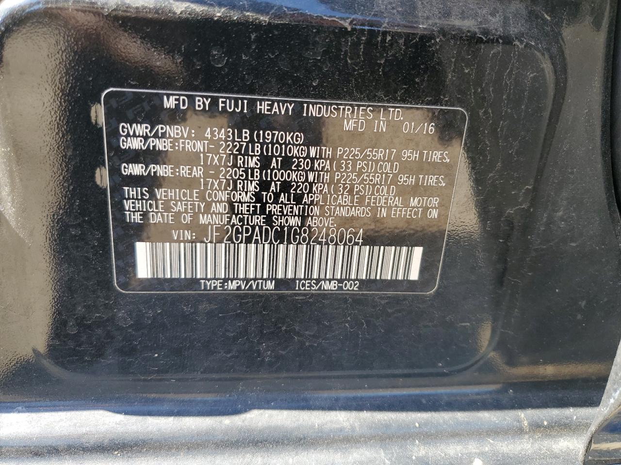 2016 Subaru XV - Image 16
