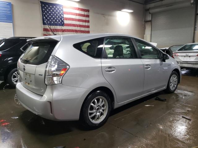  TOYOTA PRIUS 2014 Srebrny