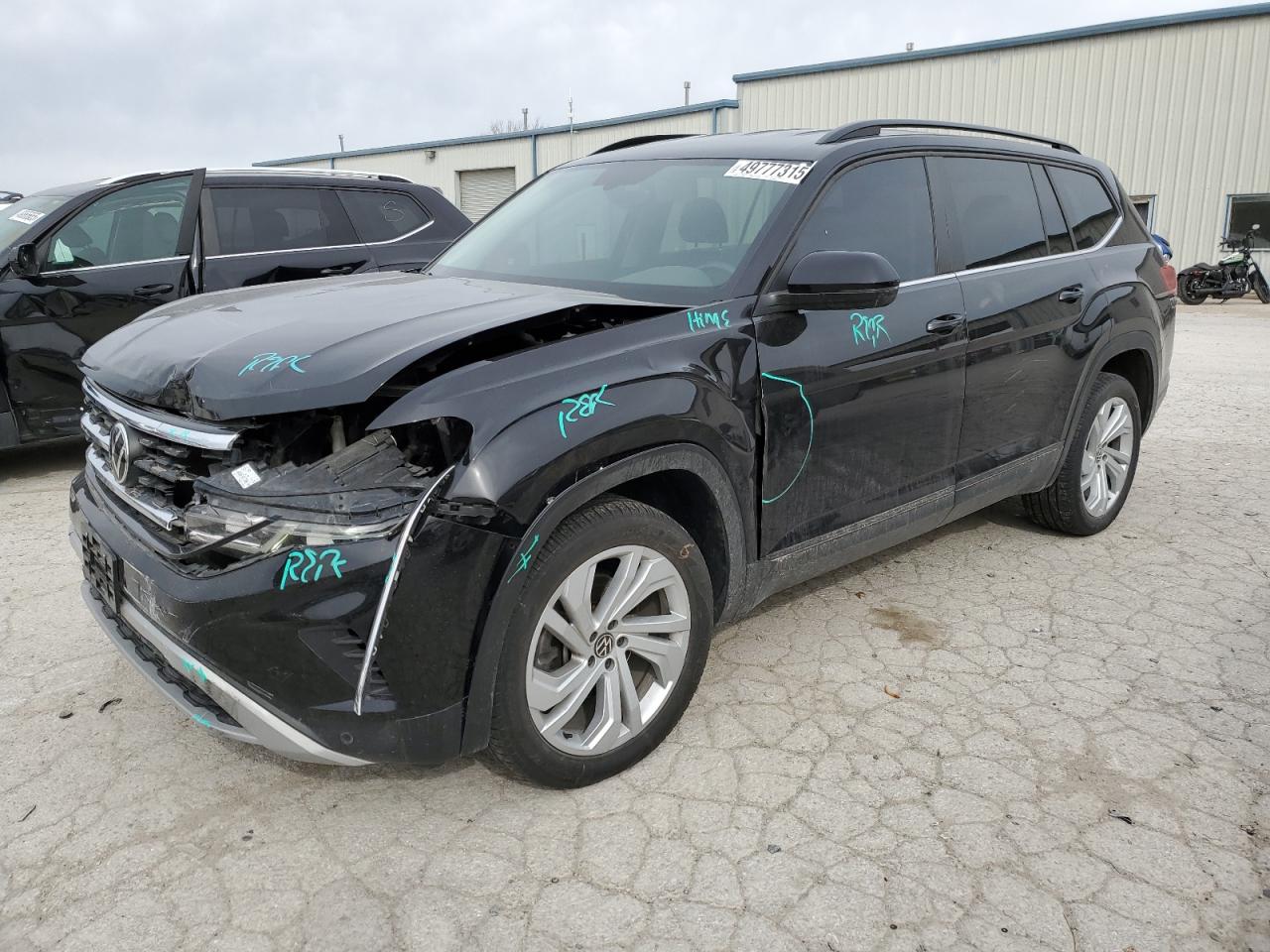2021 Volkswagen Atlas Se en Venta en Kansas City, KS - Front End