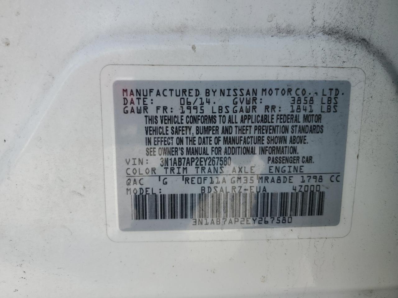 2014 Nissan Sentra - Image 14
