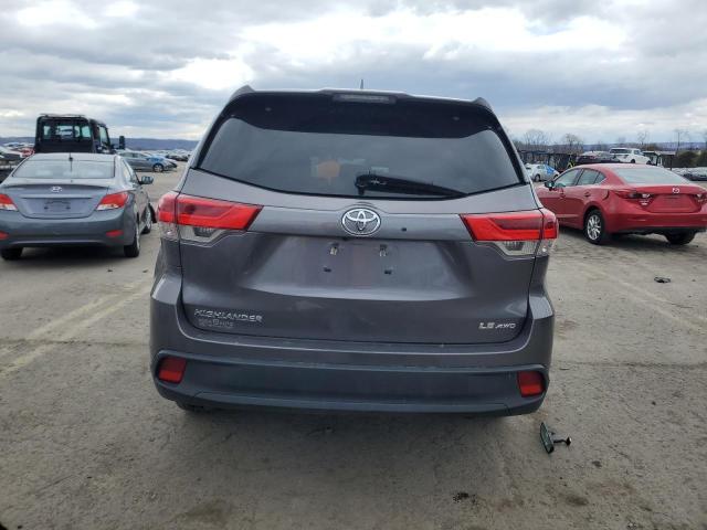 TOYOTA HIGHLANDER 2019 Szary