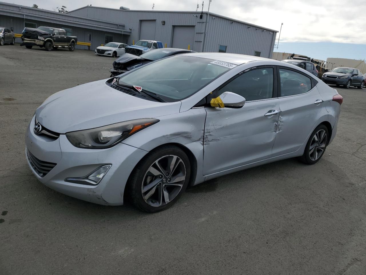 2014 Hyundai Elantra Se იყიდება Martinez-ში, CA - Vandalism