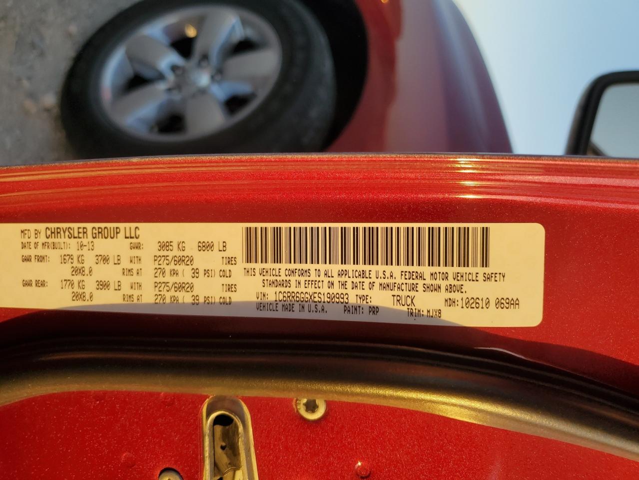 2014 RAM 1500 - Image 12