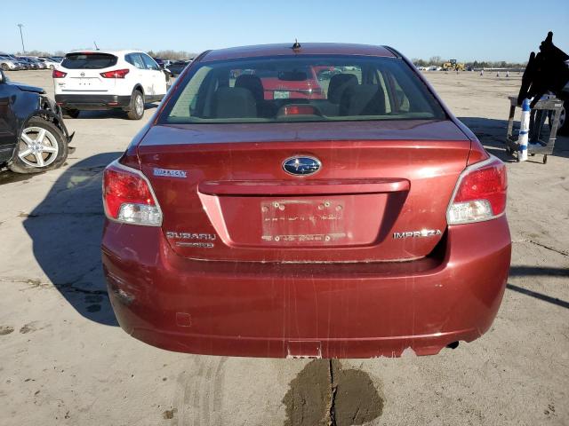 Седаны SUBARU IMPREZA 2013 Красный