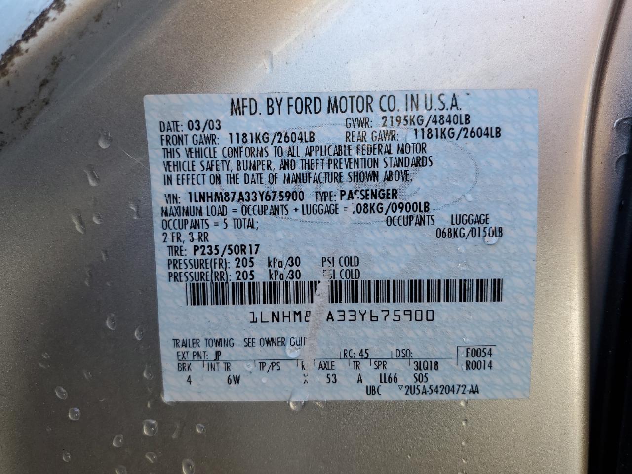 2003 Lincoln LS - Image 12