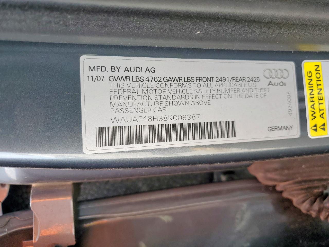 2008 Audi A4 - Image 13