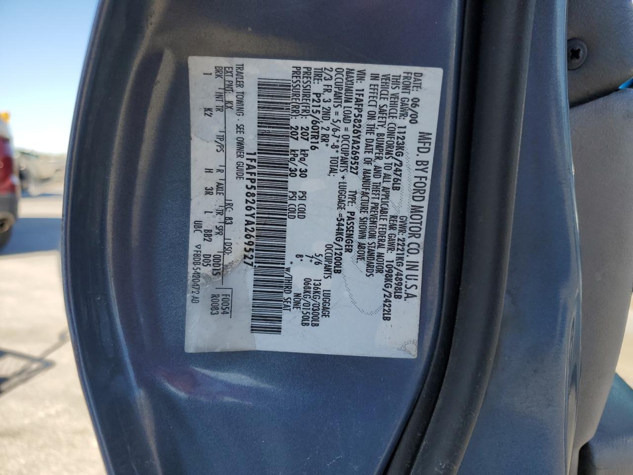 2000 Ford Taurus - Image 12