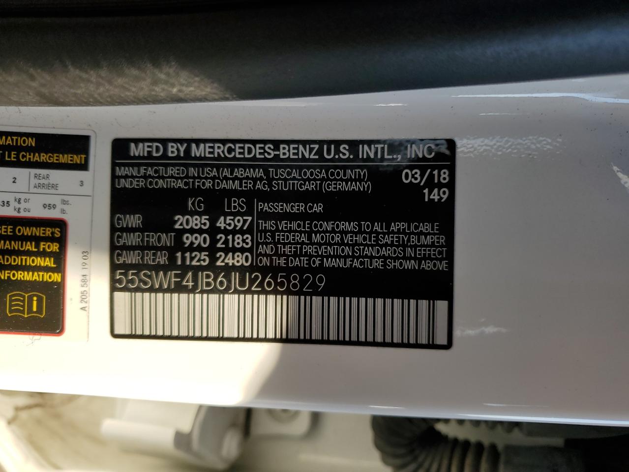 2018 Mercedes-Benz C-klasse - Image 12