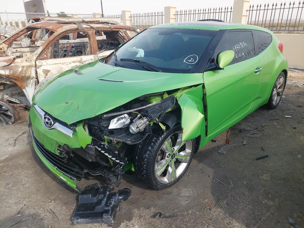KMHTC61CXFU196610 - 2015 Hyundai Veloster - #47709695