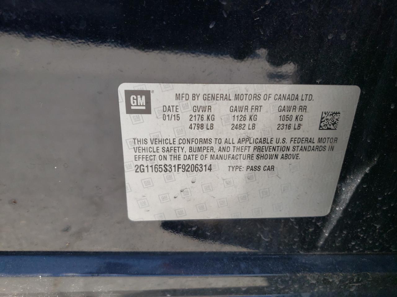 2015 Chevrolet Impala - Image 12