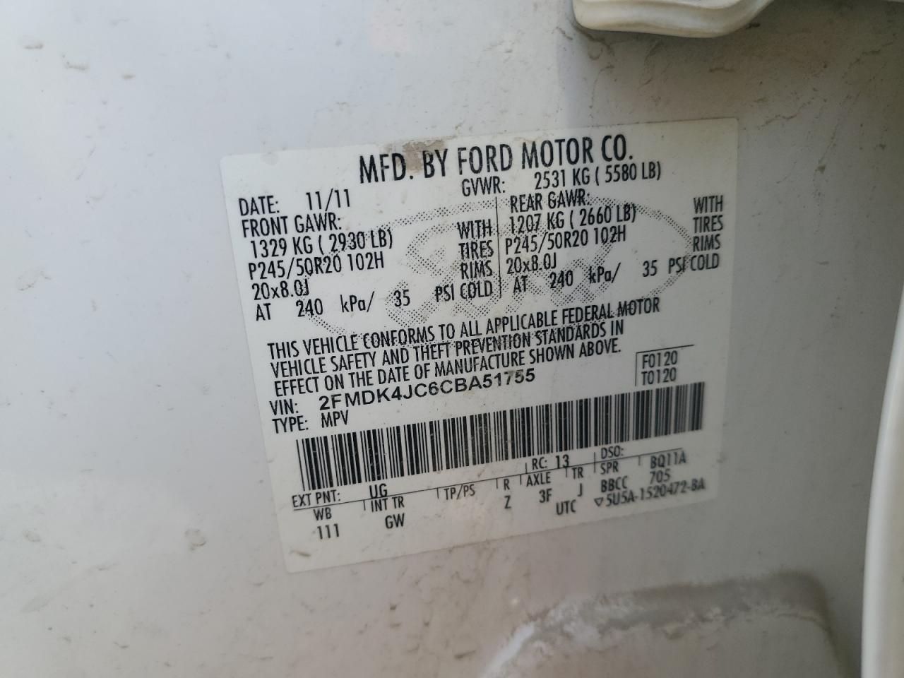 2012 Ford Edge - Image 13