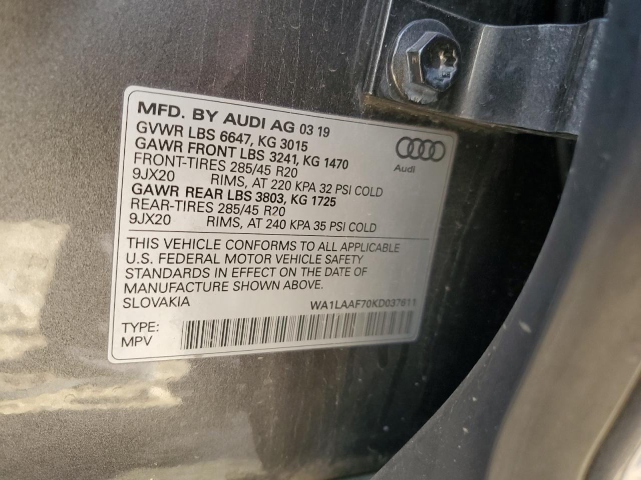2019 Audi Q7 - Image 13