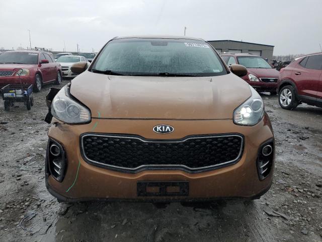  KIA SPORTAGE 2017 Orange