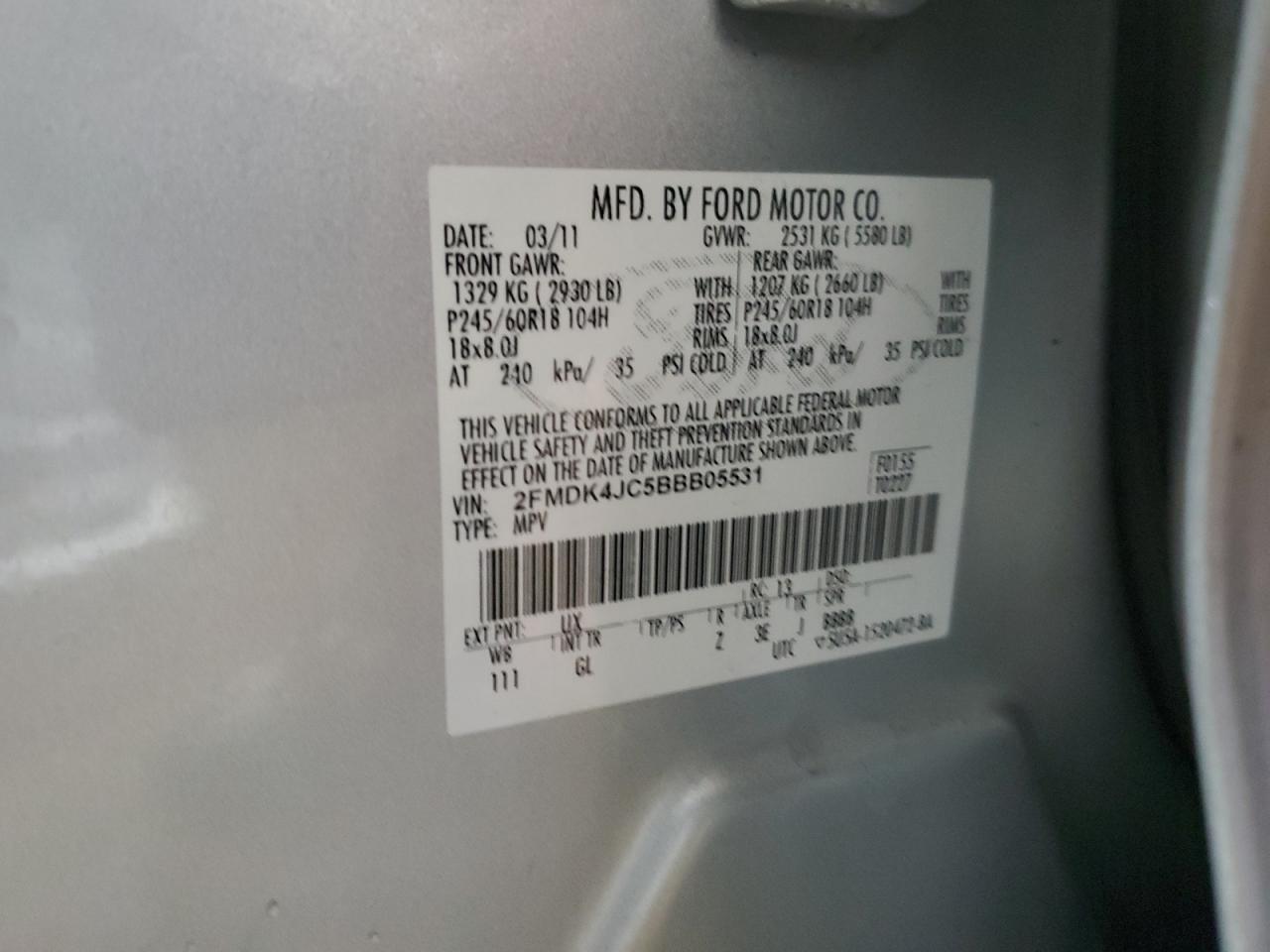 2011 Ford Edge - Image 12