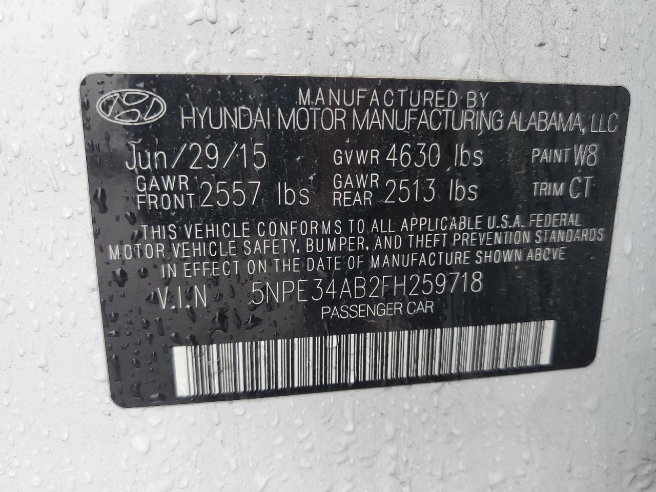2015 Hyundai Sonata - Image 12