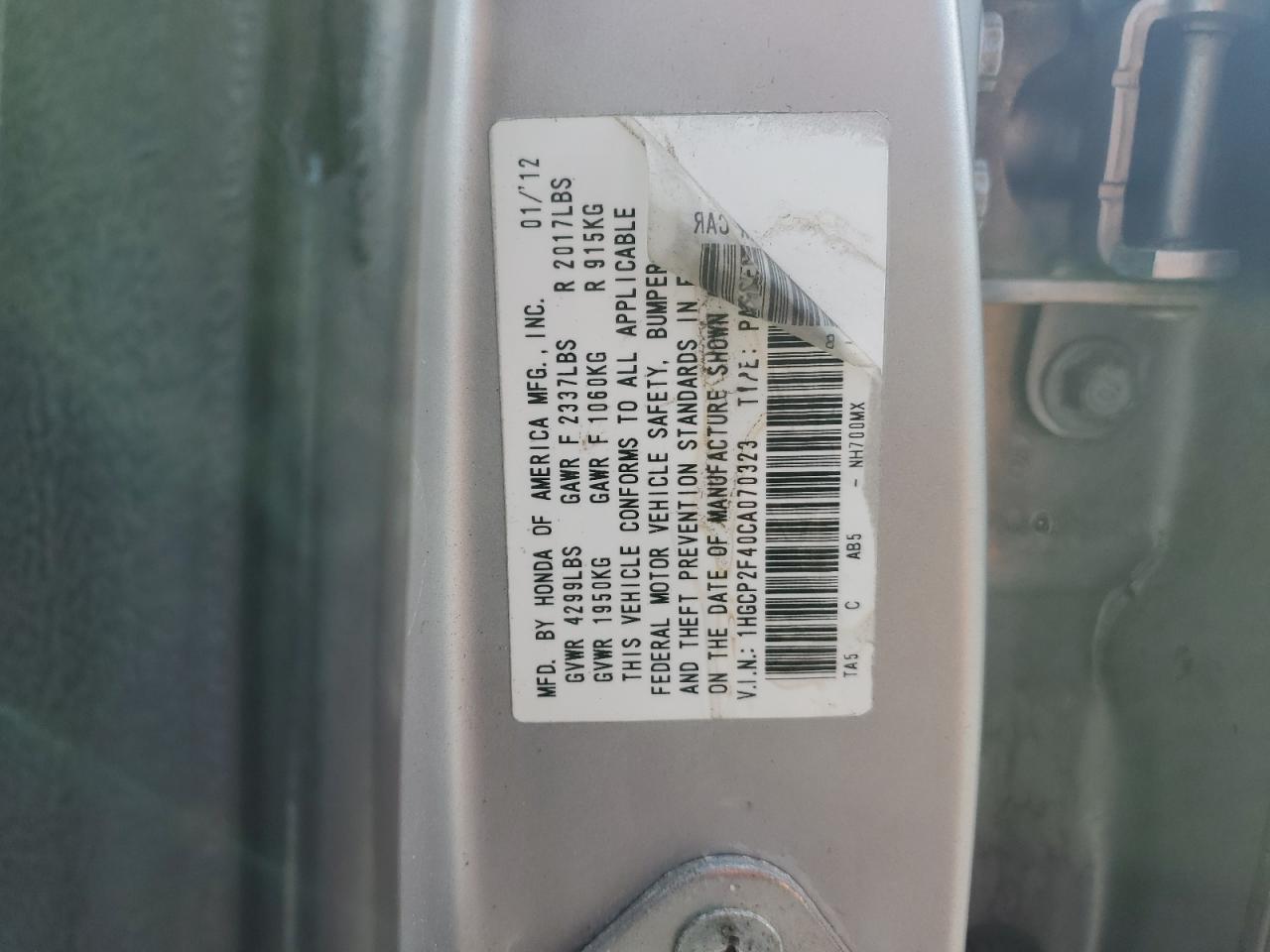 2012 Honda Accord - Image 15
