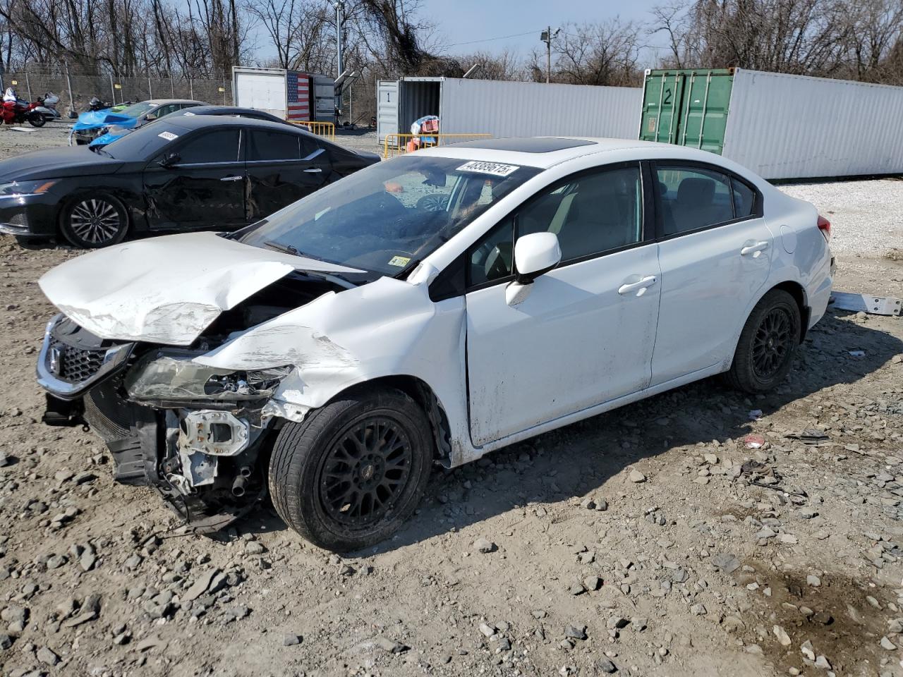 2013 Honda Civic Ex for Sale in Baltimore, MD - Front End