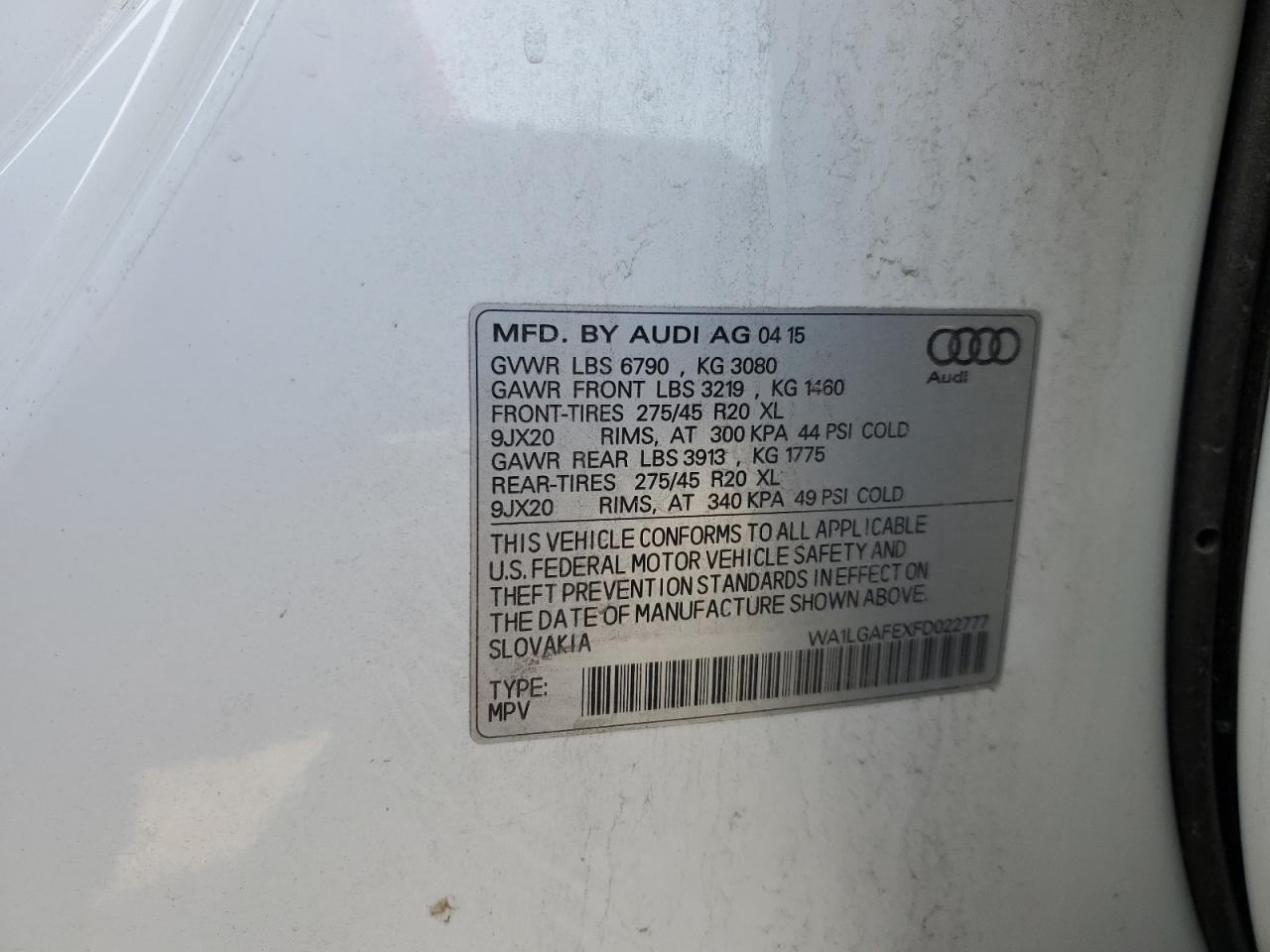 2015 Audi Q7 - Image 16