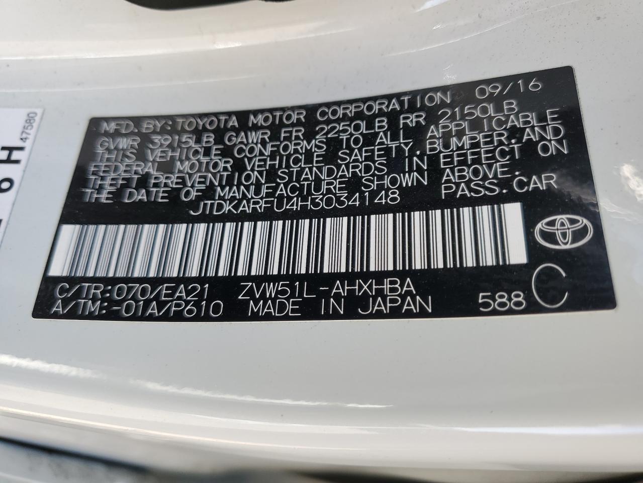 2017 Toyota Prius - Image 14