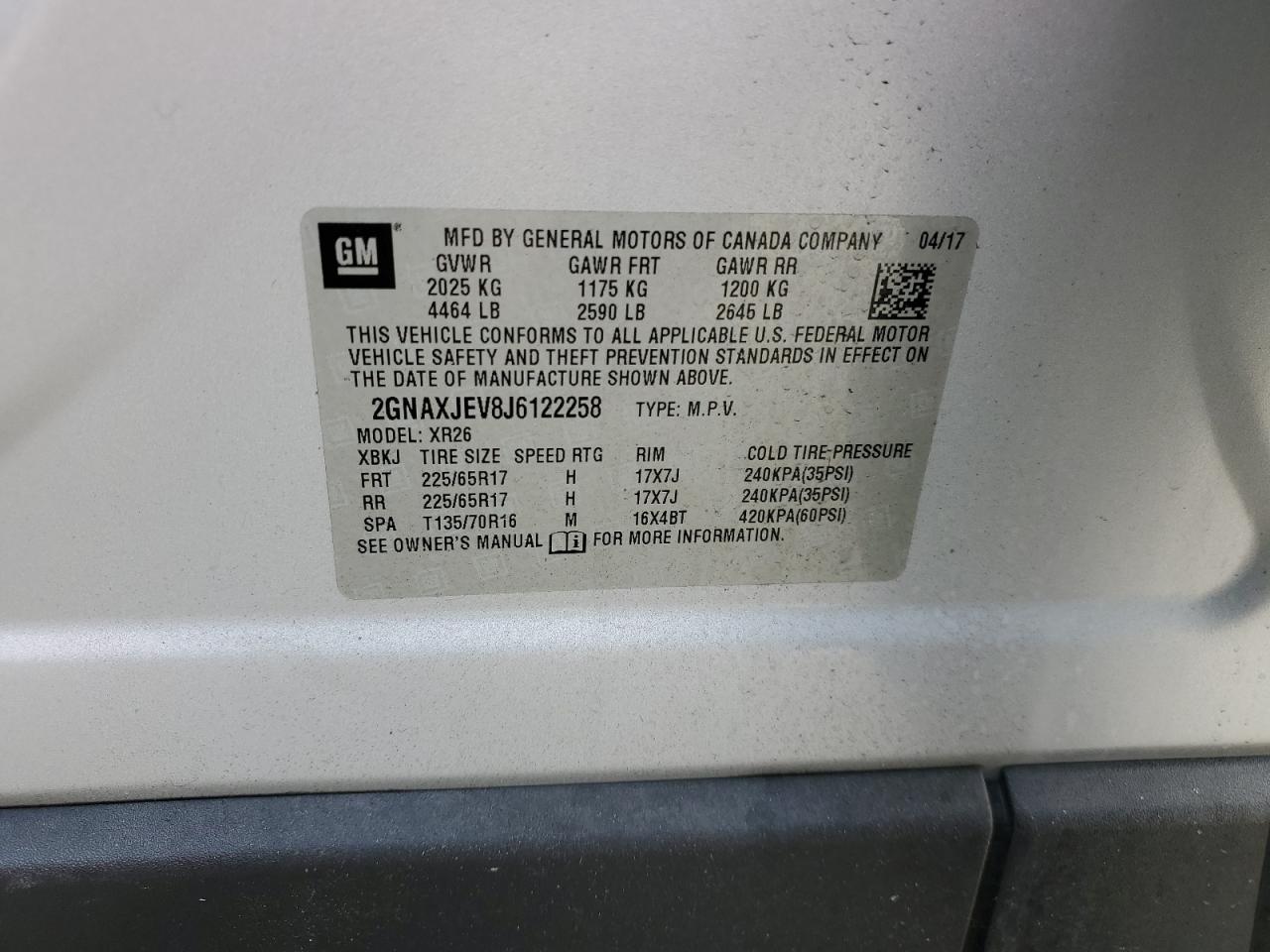 2018 Chevrolet Equinox - Image 13