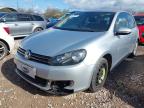2012 VOLKSWAGEN GOLF 1.6 TDI 105 MATCH 5DR DSG for sale at Copart BRISTOL