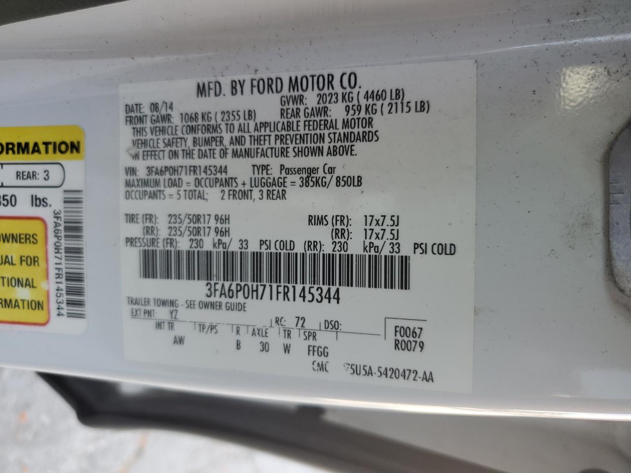 2015 Ford Fusion - Image 12
