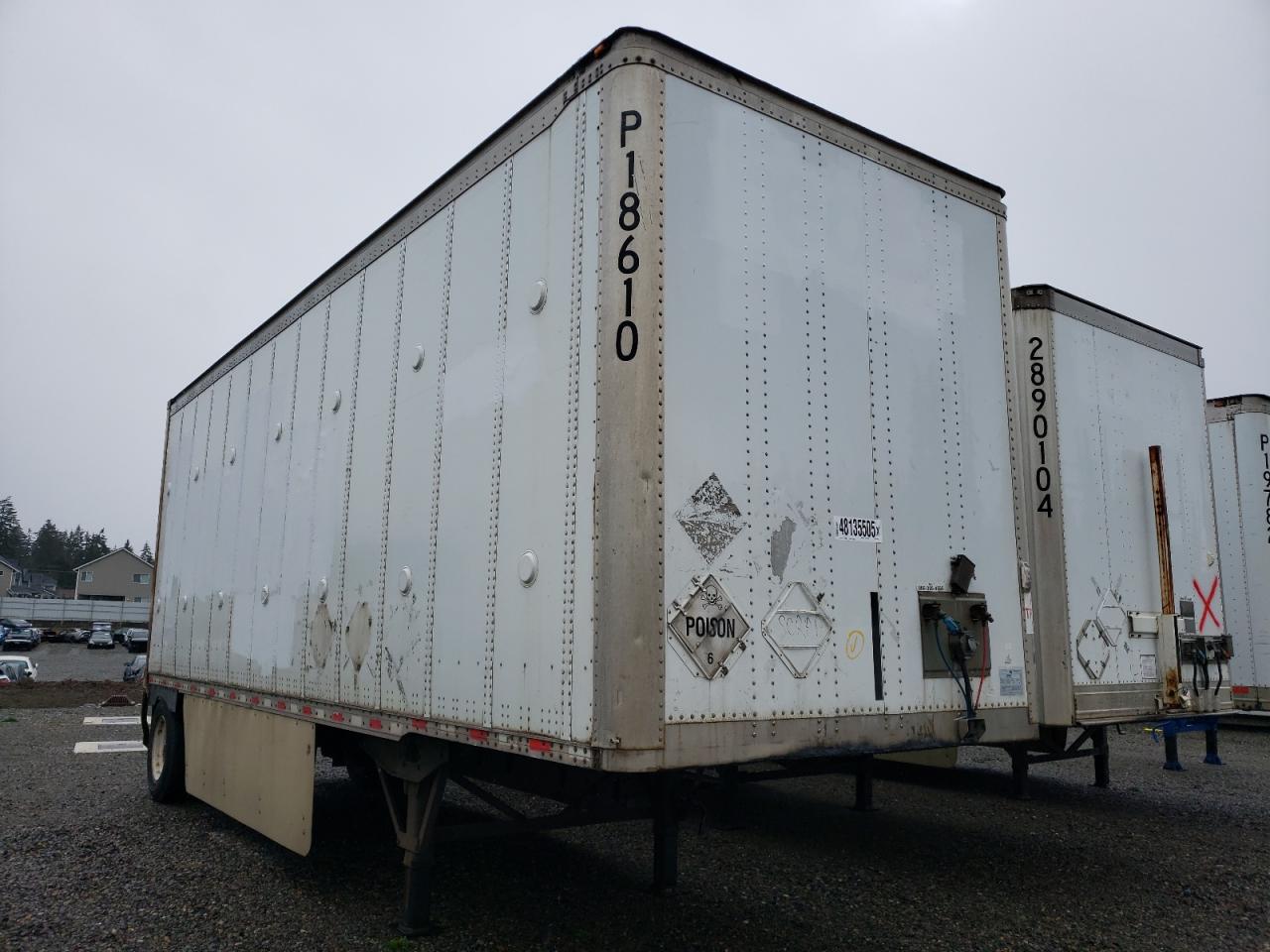 Graham, WA에서 판매 중인 2007 Wabash  28 Dry Van Trailer - Normal Wear