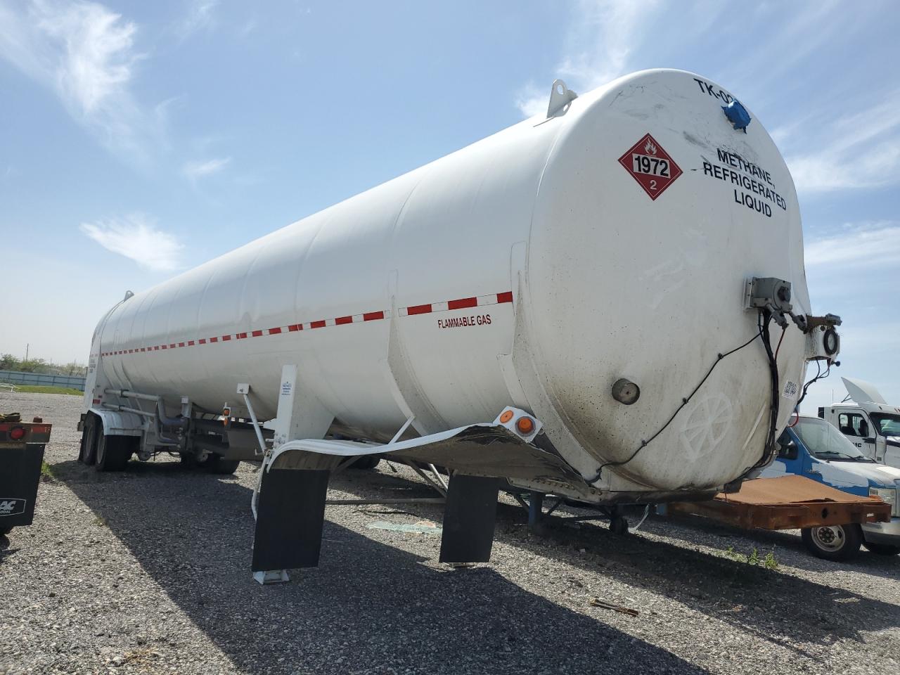 2012 Chart Inc Tank Trailer na sprzedaż w Houston, TX - Rear End