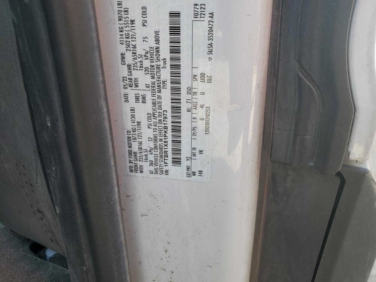 2023 Ford Transit - Image 13