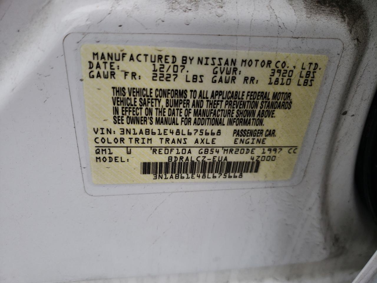 2008 Nissan Sentra - Image 12
