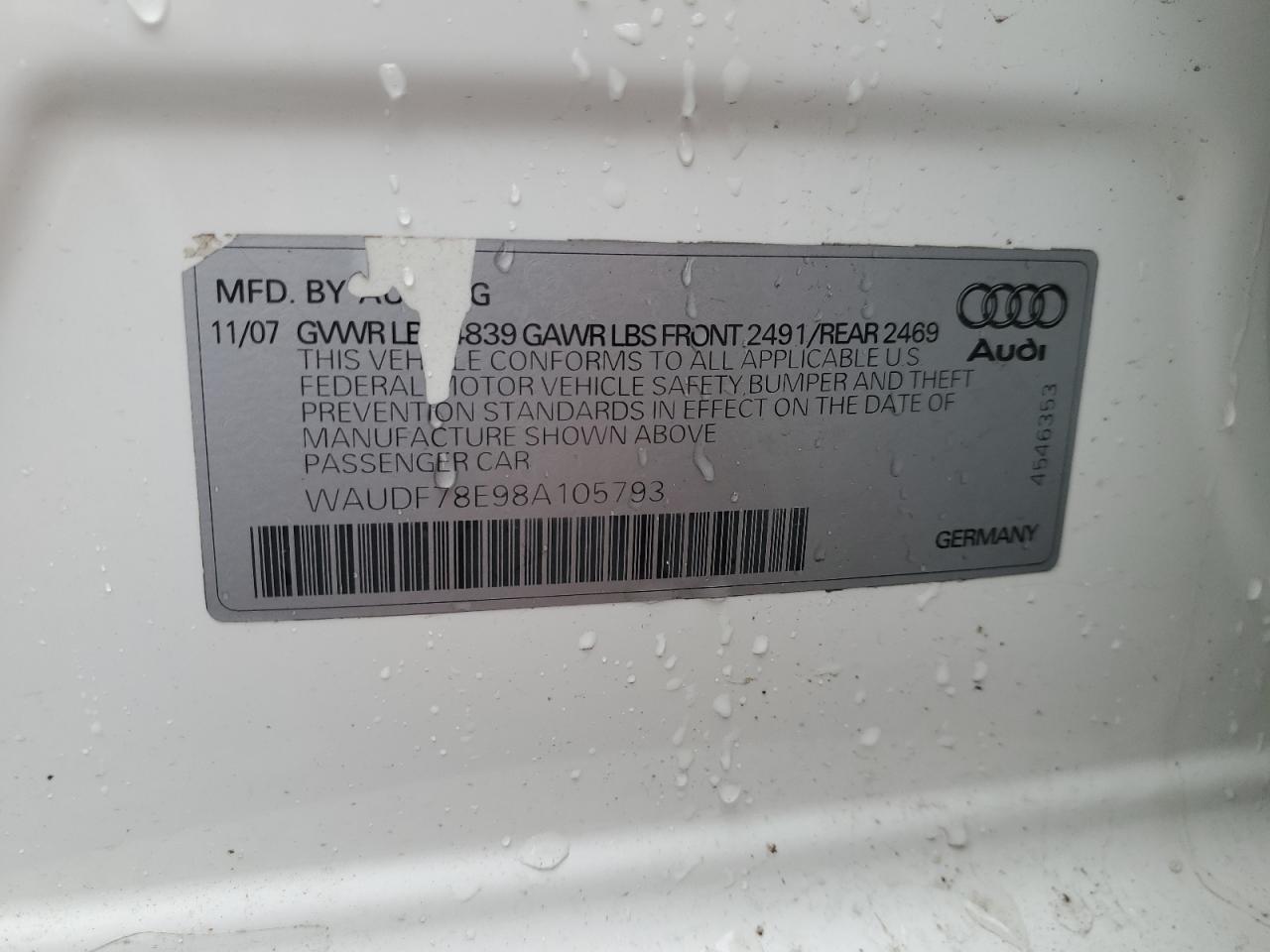 2008 Audi A4 - Image 12