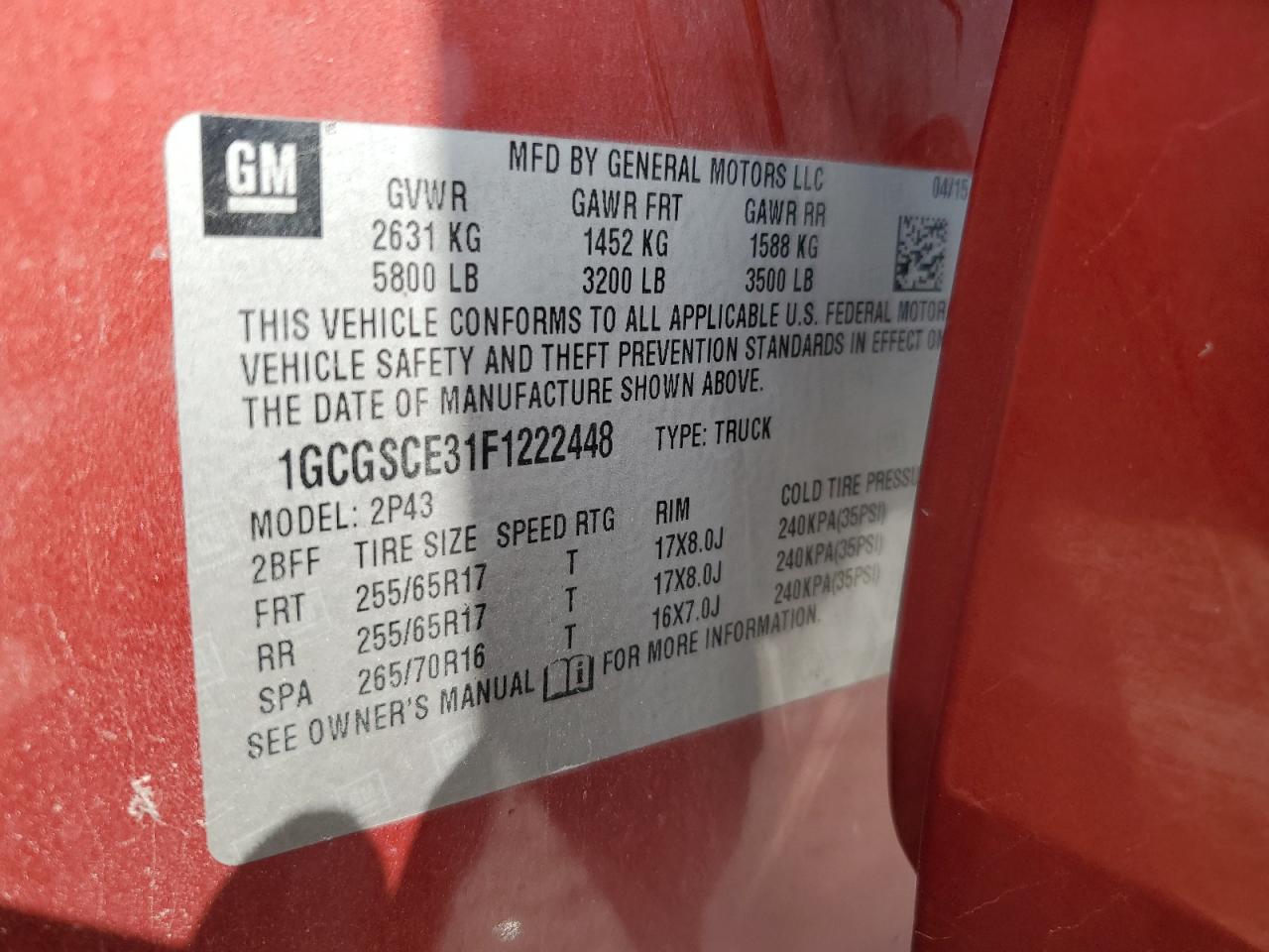2015 Chevrolet Colorado - Image 12