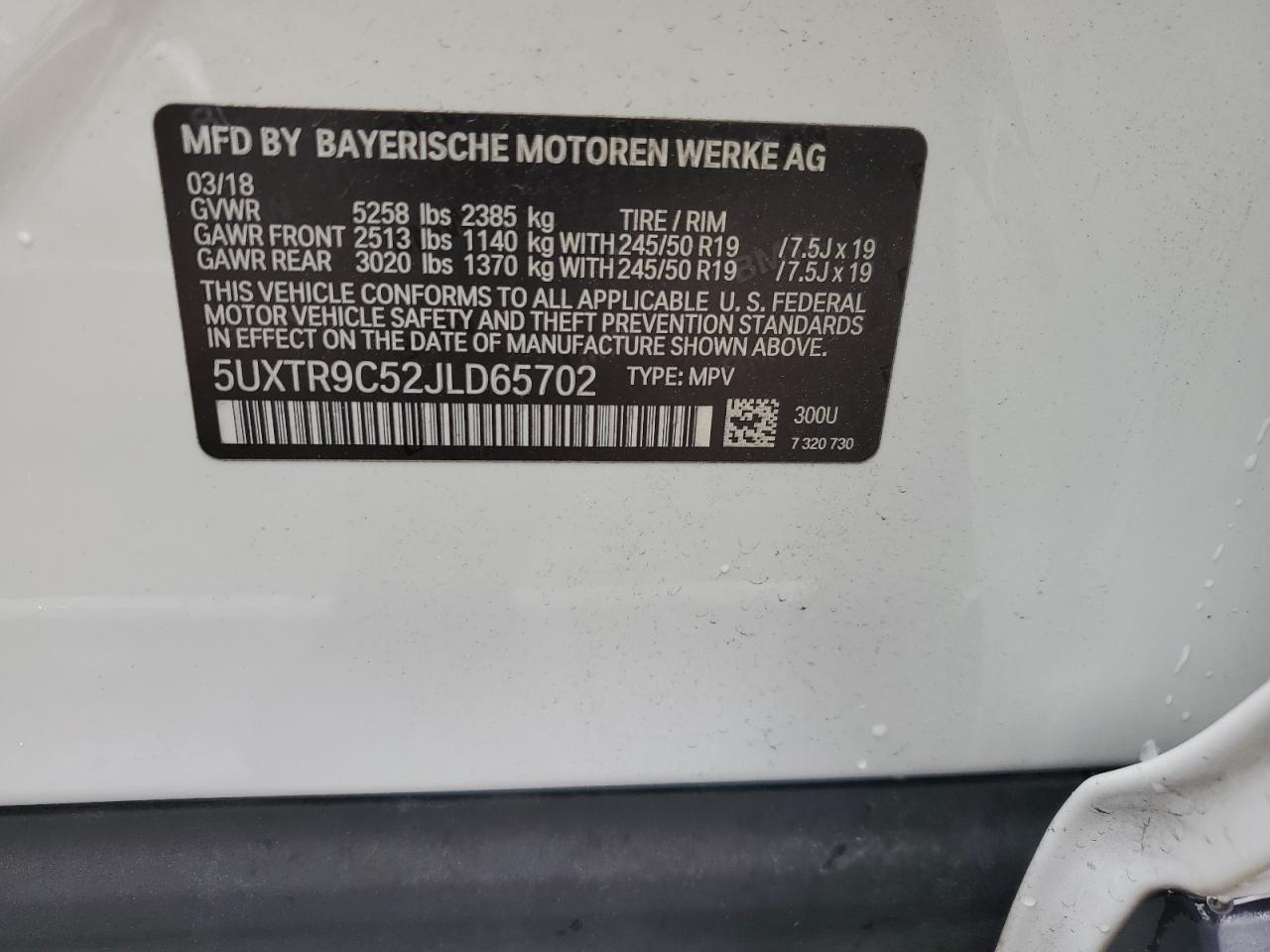 2018 BMW X3 - Image 13