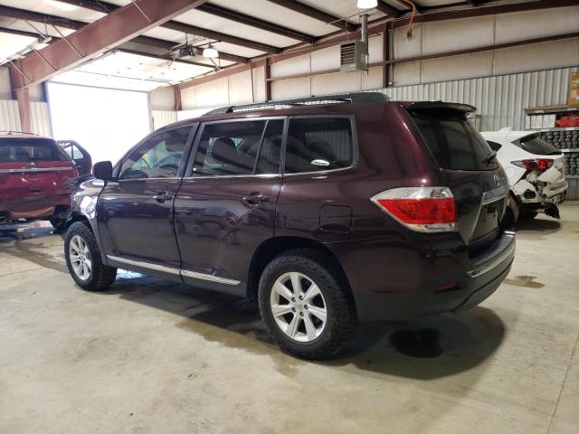  TOYOTA HIGHLANDER 2013 Burgundy