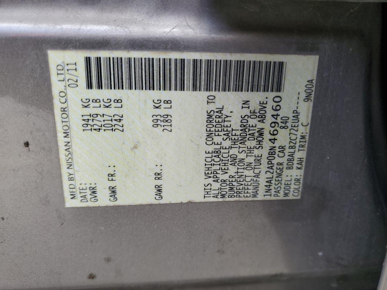 2011 Nissan Altima - Image 12