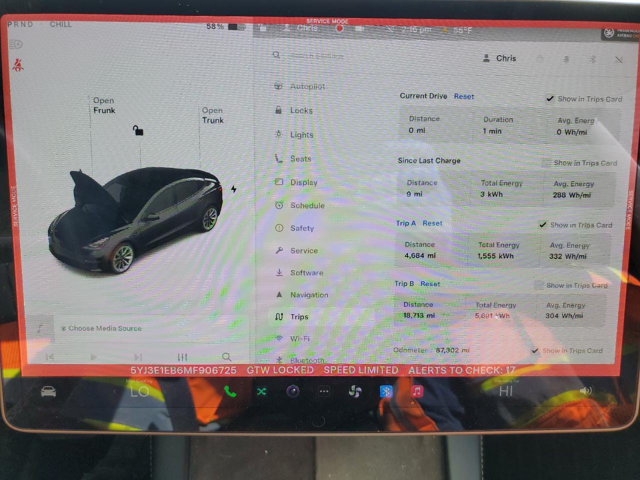 2021 Tesla Model 3 VIN: 5YJ3E1EB6MF906725 Lot: 47838945