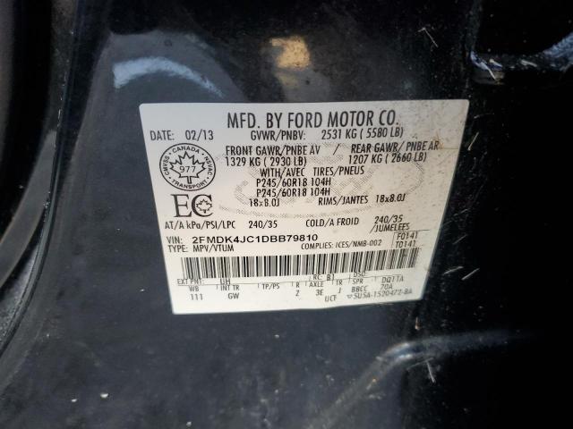 2013 FORD EDGE SEL  