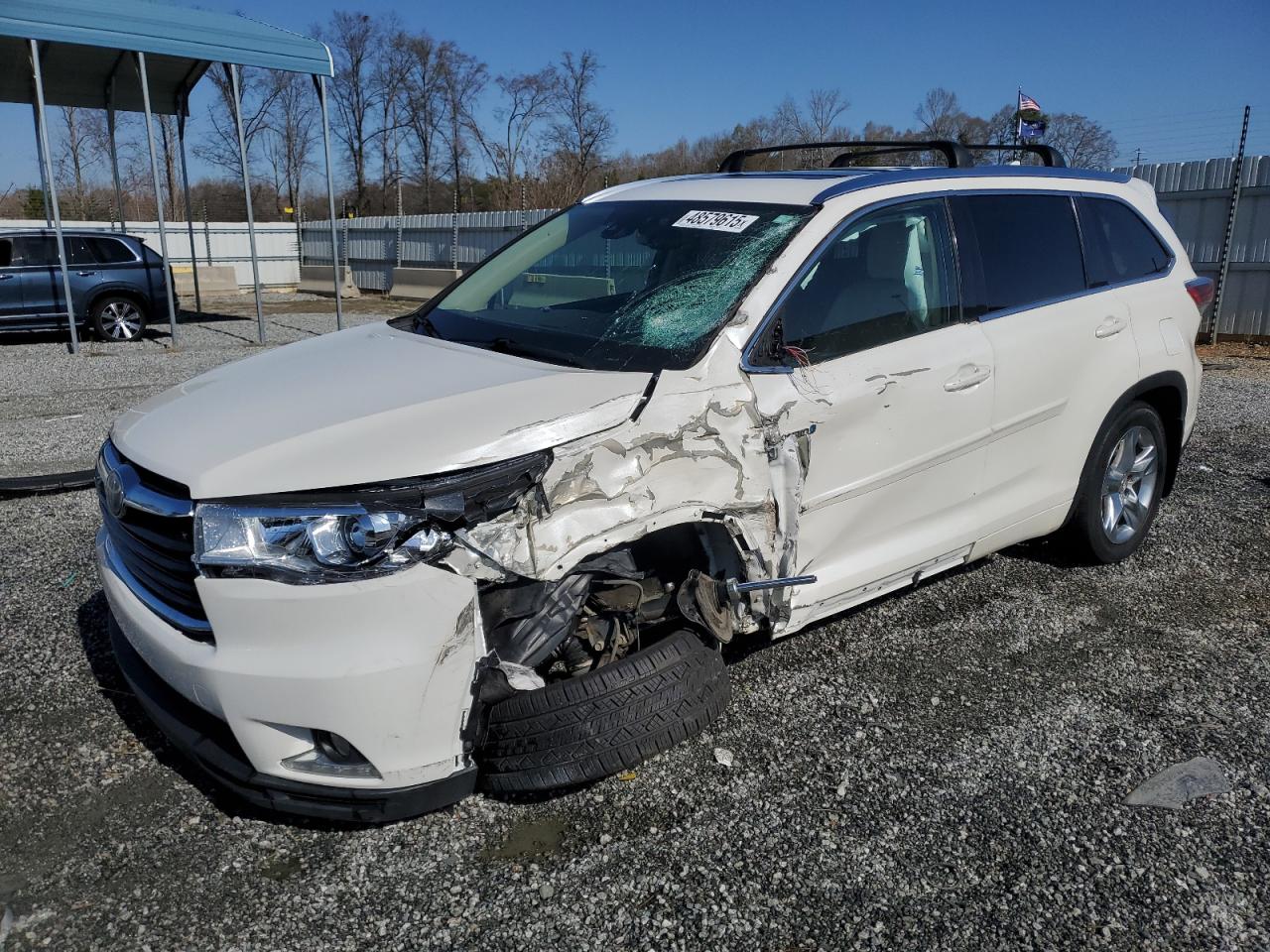 2015 Toyota Highlander Hybrid Limited იყიდება Spartanburg-ში, SC - Side