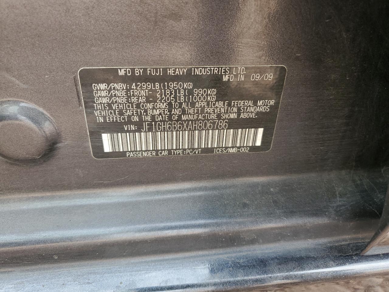 2010 Subaru Impreza - Image 13