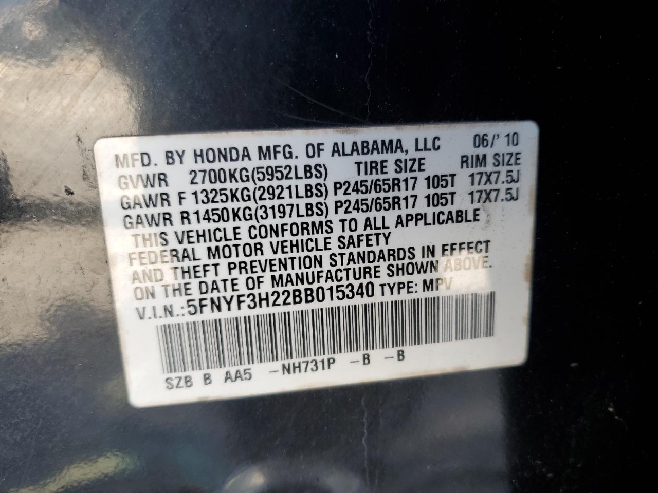 2011 Honda Pilot - Image 13