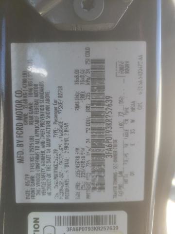 2019 FORD FUSION SE