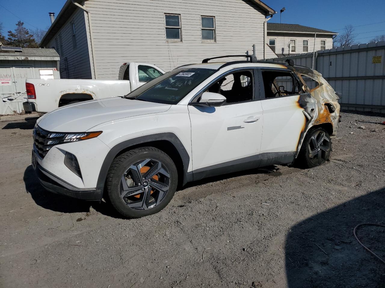 2022 Hyundai Tucson Sel   за продажба в York Haven, PA - Burn