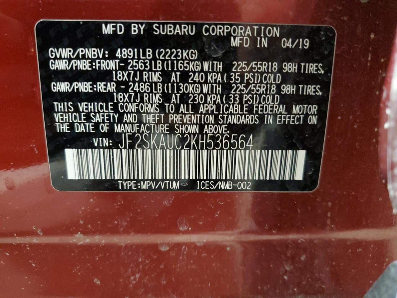 2019 Subaru Forester - Image 13