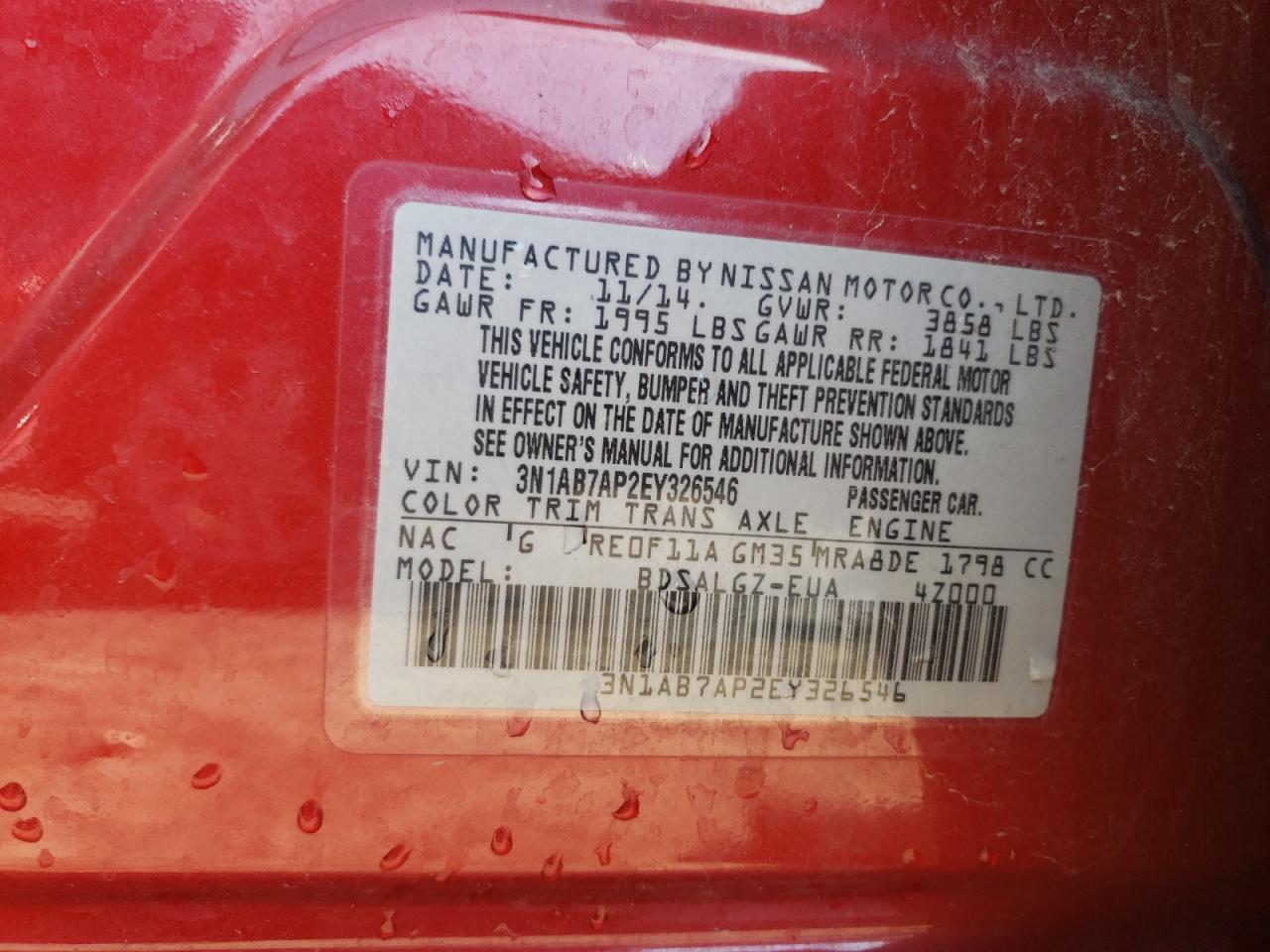 2014 Nissan Sentra - Image 12