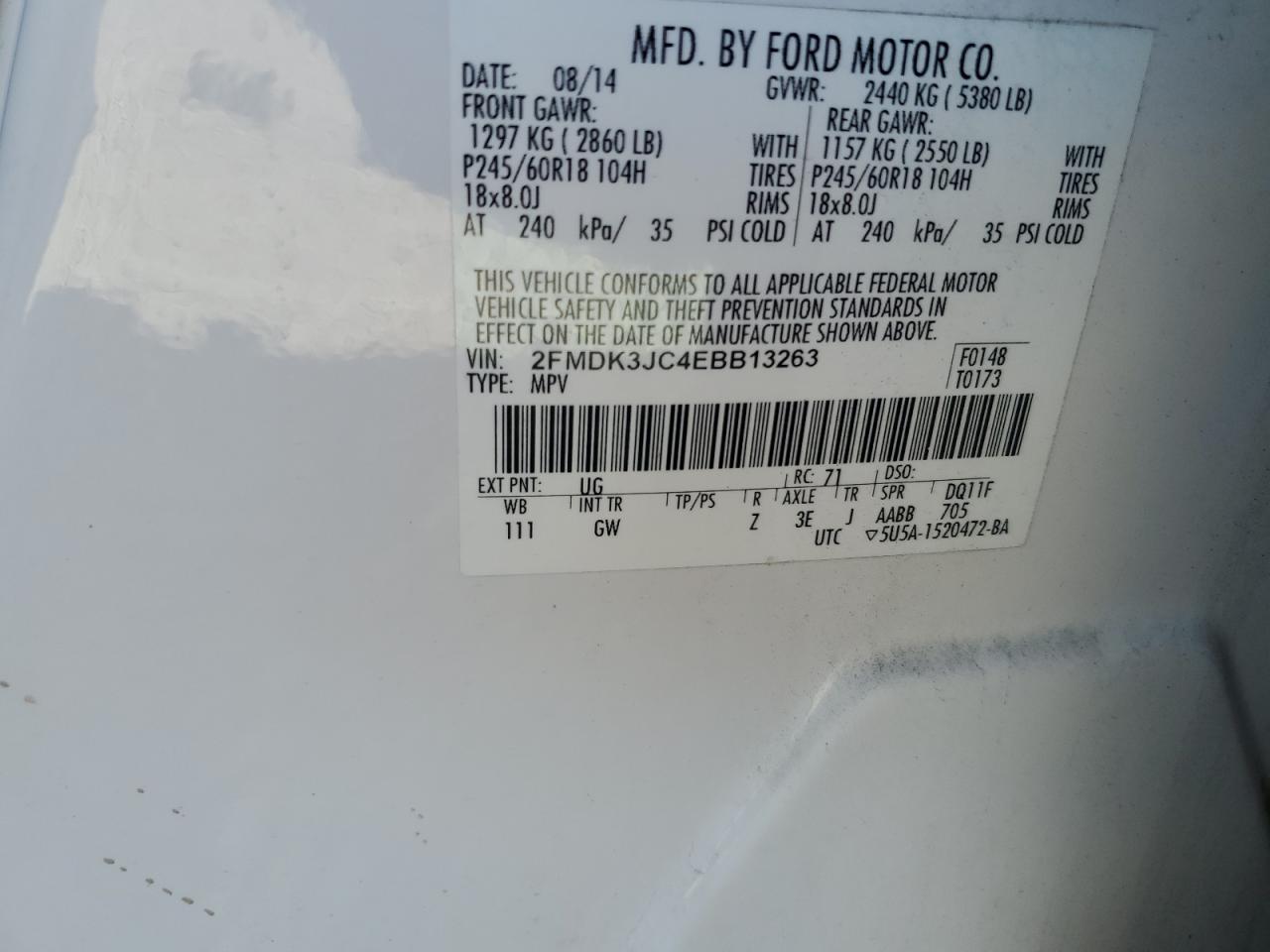 2014 Ford Edge - Image 12