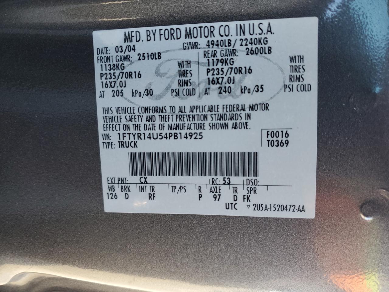 2004 Ford Ranger - Image 14